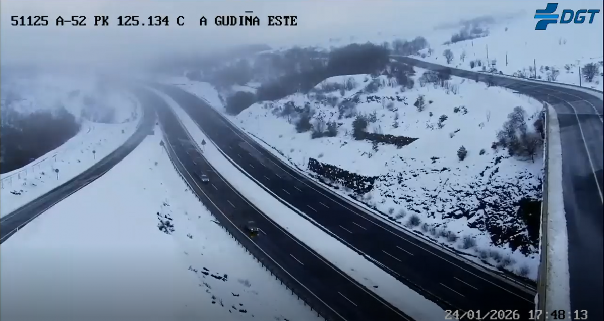 Escaso tráfico en A Gudiña TVG
