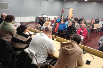 Imagen del encuentro de esta mañana de la CIG.