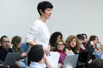 La ministra de Seguridad Social, Inclusión y Migraciones y portavoz del Gobierno, Elma Saiz, ofrece una rueda de prensa tras el primer Consejo de Ministros del año, a 7 de enero de 2026, en Madrid (