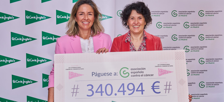 El Corte Inglés dona más de 340.000 euros para la medicina personalizada contra el cáncer de mama