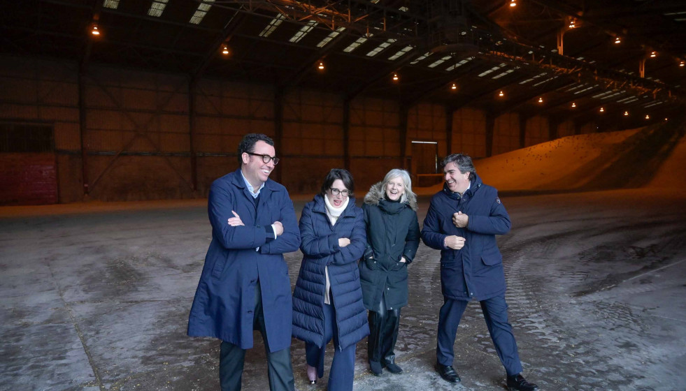 La conselleira de Economía e Industria, María Jesús Lorenzana, visita Galigrain