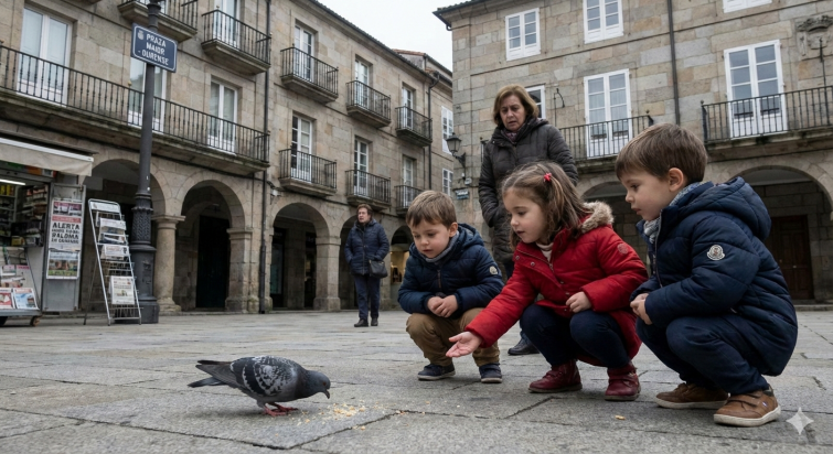 La detección de gripe aviar en una paloma de Baltar eleva el riesgo de salud pública en Galicia