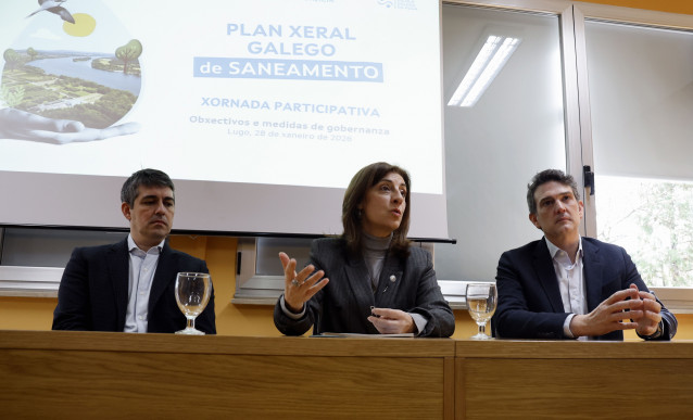 La conselleira de Medio Ambiente, Ángeles Vázquez, participa en Lugo en una jornada sobre el Plan General de Saneamiento de Galicia (PXGS)