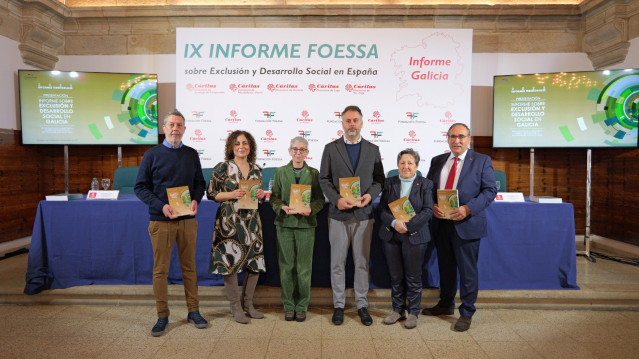 Presentación del informe sobre exclusión social de FOESSA y Cáritas, a 28 de enero de 2026.