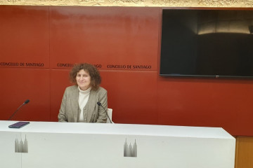 La alcaldesa de Santiago, Goretti Sanmartín