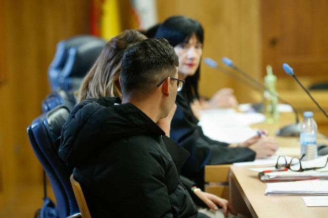 Archivo - El autor confeso de la muerte de Cristina Cabo durante el juicio.