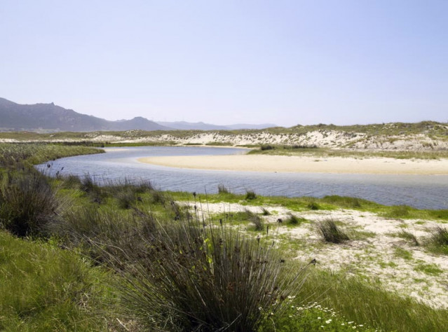 Laguna de Traba, en Laxe