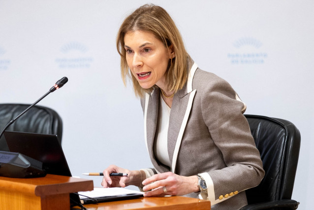 La secretaria xeral técnica de la Consellería de Sanidade, Natalia Lobato