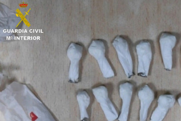 Imagen de la droga incautada.