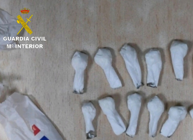 Imagen de la droga incautada.