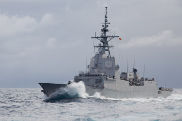 Archivo - Imagen de la fragata Álvaro de Bazán