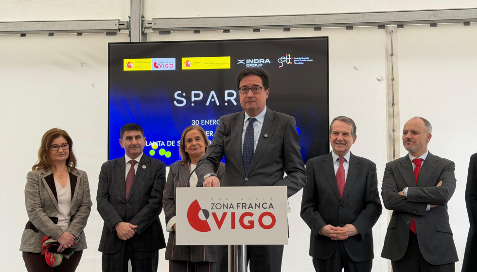 Acto de la puesta en marcha de la construcción de la planta de Sparc.