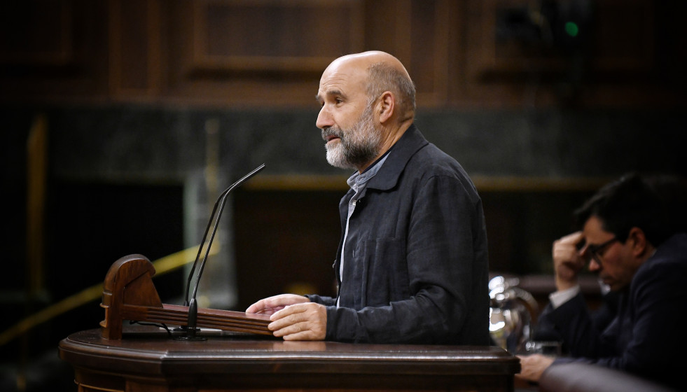 Archivo - El diputado del BNG Néstor Rego, durante una sesión plenaria en el Congreso de los Diputados, a 16 de septiembre de 2025, en Madrid (España). El Congreso debate este martes una iniciativa