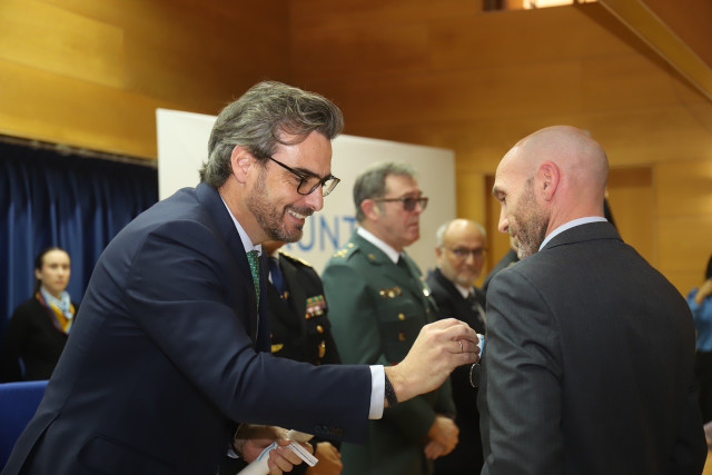 Diego Calvo en el transcurso del acto.