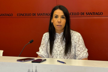 Archivo - A concelleira do Partido Popular de Santiago Olaya Otero.