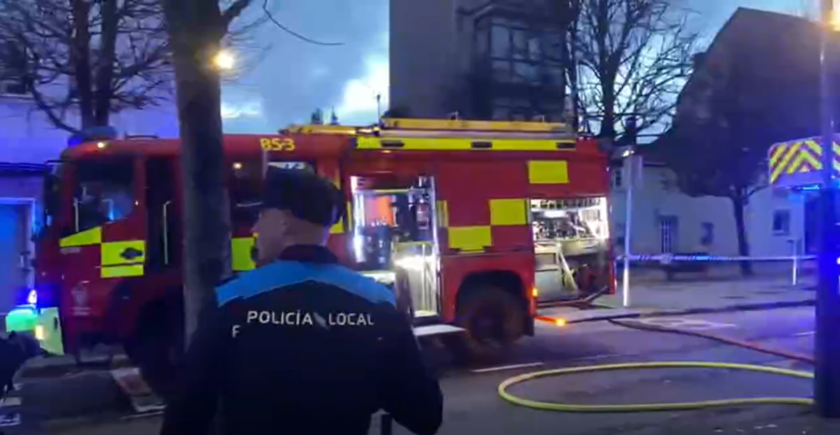 Intervenciu00f3n en Vista Alegre tras la explosiu00f3n