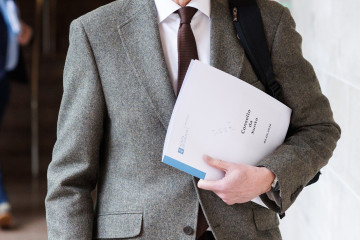 Rueda, antes del Consello de la Xunta.