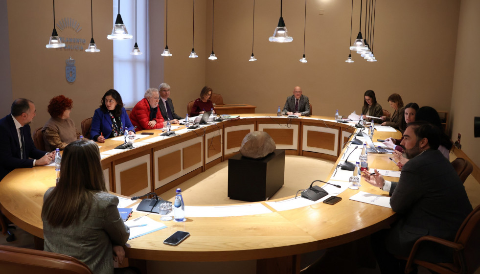 Xunta de portavoces del Parlamento de Galicia.