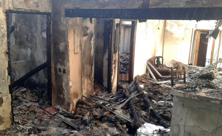 Morre unha persoa e outra queda ferida nun incendio nunha casa en Ourense