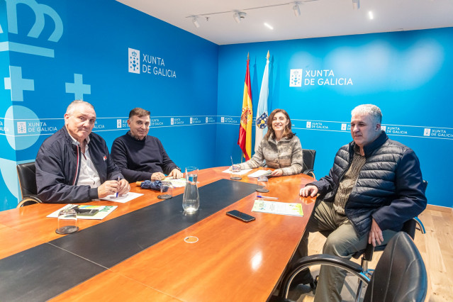 Reunión de la conselleira de Medio Ambiente junto a la Asociación de Tecores Gallegos, a 4 de febrero de 2026.