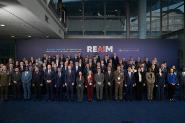 Archivo - Clausura de la III cumbre mundial sobre Inteligencia Artificial responsable en el ámbito militar (REAIM 2026)