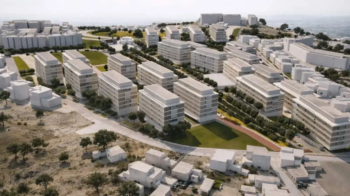 Maqueta de cu00f3mo seru00e1 el nuevo barrio Sagrado Corazu00f3n de Lugo