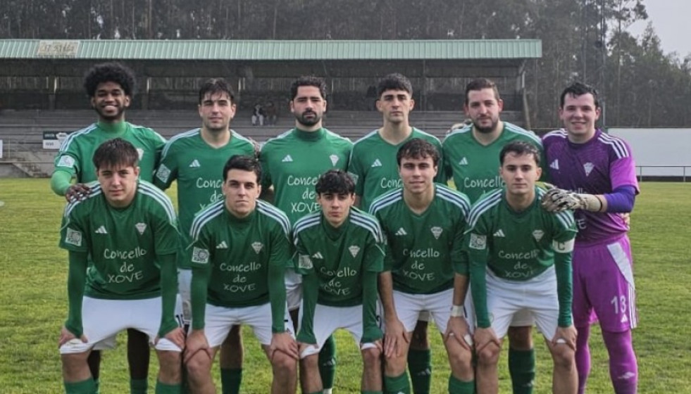 Alineación del Xove Lago en un pasado partido