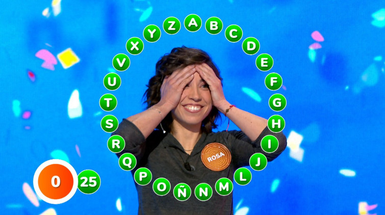 Vídeo | La coruñesa Rosa Rodríguez gana en Pasapalabra el mayor bote de la historia de la televisión en España