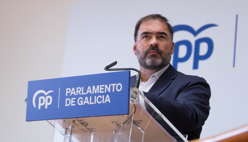 Archivo - Portavoz del PPdeG, Alberto Pazos.