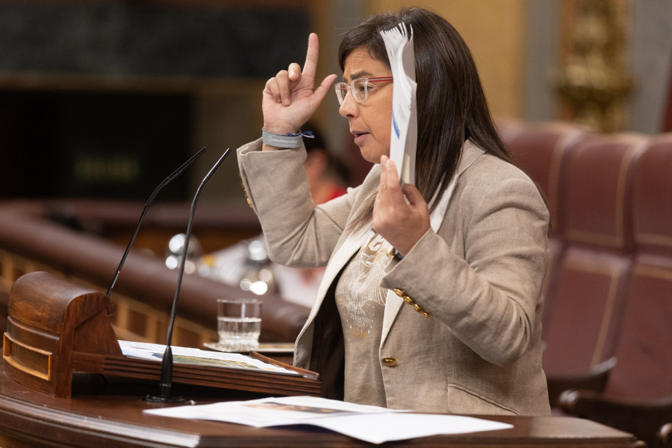 Archivo - La diputada del PP Ana Belén Vázquez interviene durante una sesión plenaria en el Congreso de los Diputados, a 17 de septiembre de 2025, en Madrid (España).