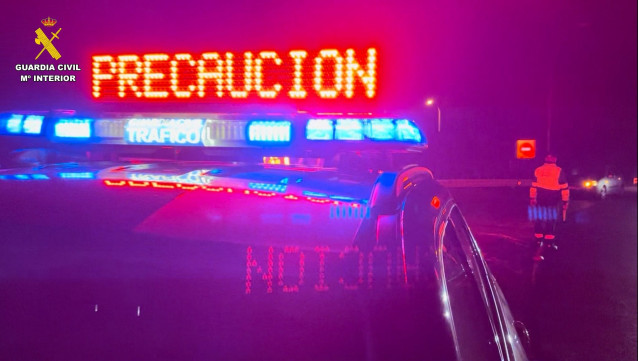 Vehículo de la Guardia Civil.