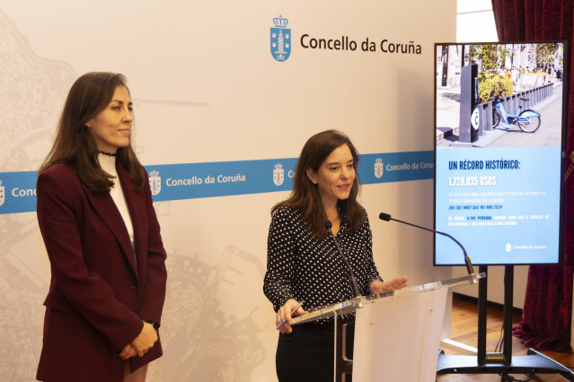 Presentación del balance del servicio Bicicoruña
