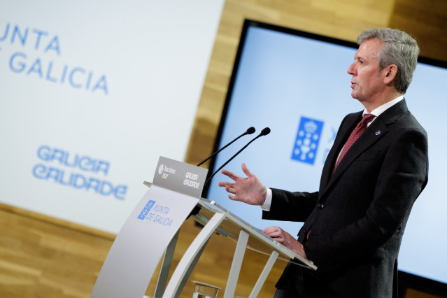 El presidente de la Xunta, Alfonso Rueda