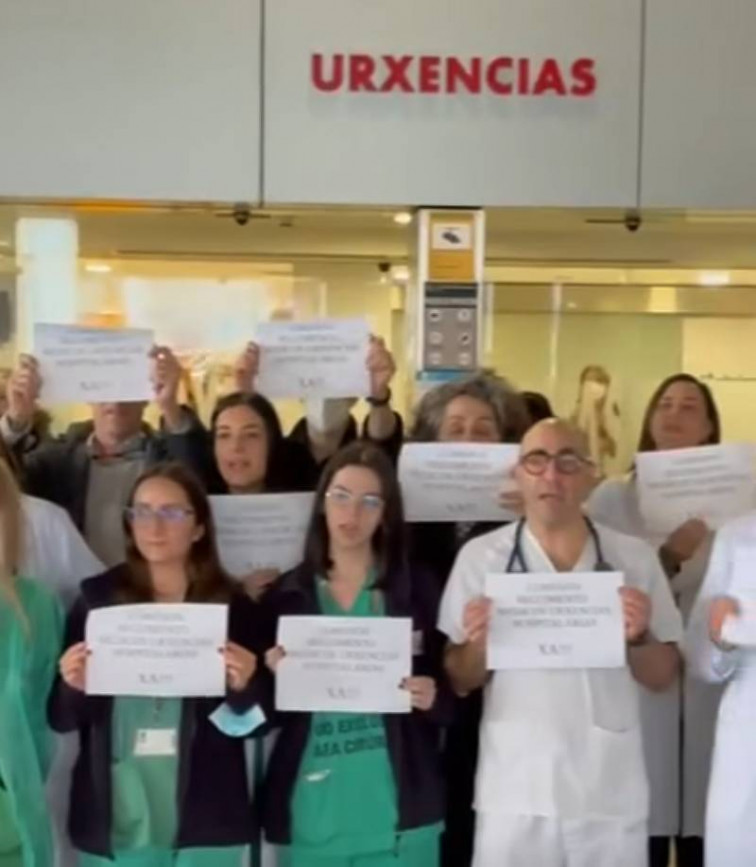 Médicos de Urgencias se movilizan para exigir al Sergas mejoras laborales y menos sobrecarga