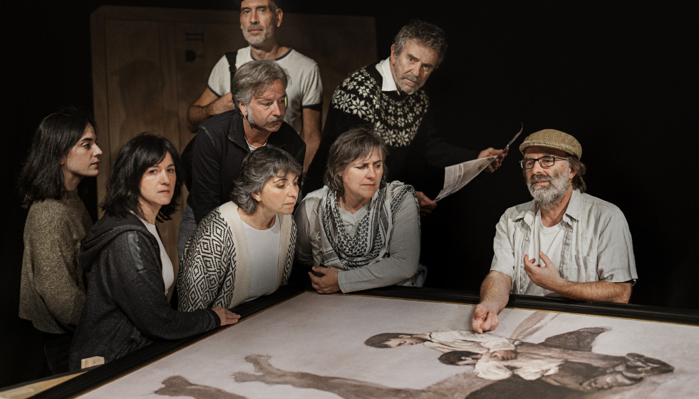 Chévere estrena en el 20 de febrero en Santiago su obra 'Ictus (anatomía de 'A derradeira leición' de Castelao)'