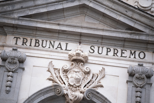 Archivo - Fachada del Tribunal Supremo durante la segunda jornada del juicio al fiscal general del Estado, a 4 de noviembre de 2025, en Madrid (España).