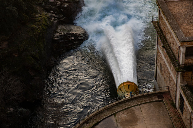 La presa de Puentes Viejas, a 30 de enero de 2026, en Madrid (España).