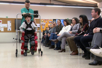 Demostración de exoesqueleto pediátrico en Aspace