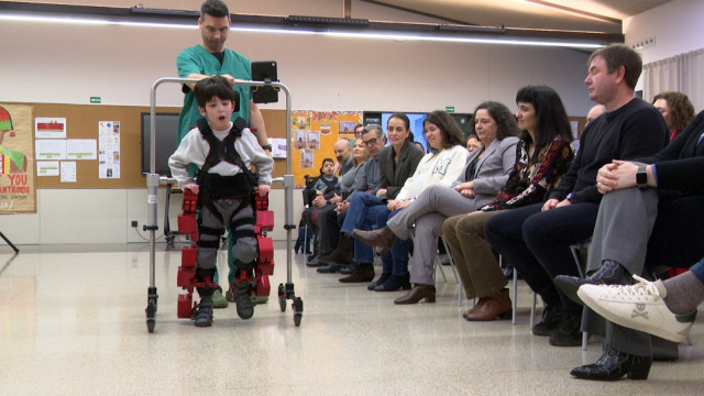 Demostración de exoesqueleto pediátrico en Aspace