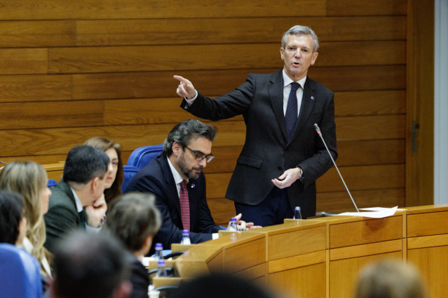 Rueda interviene en el Parlamento.