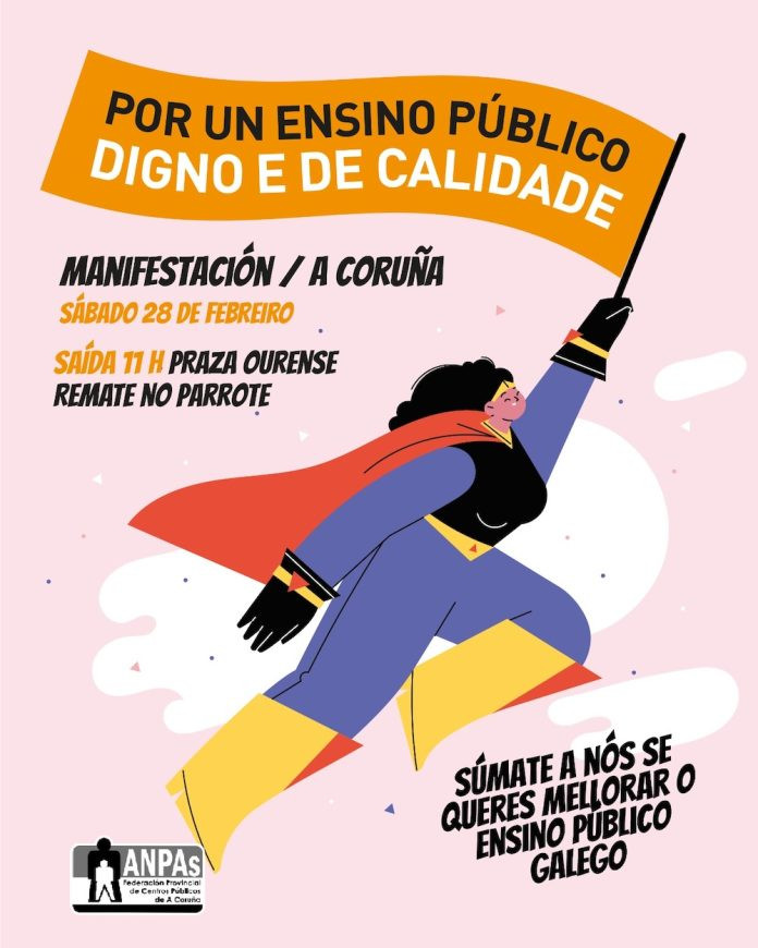 Manifestacion Federacion ANPAS CORUNA 28 febreiro 2026 696x870