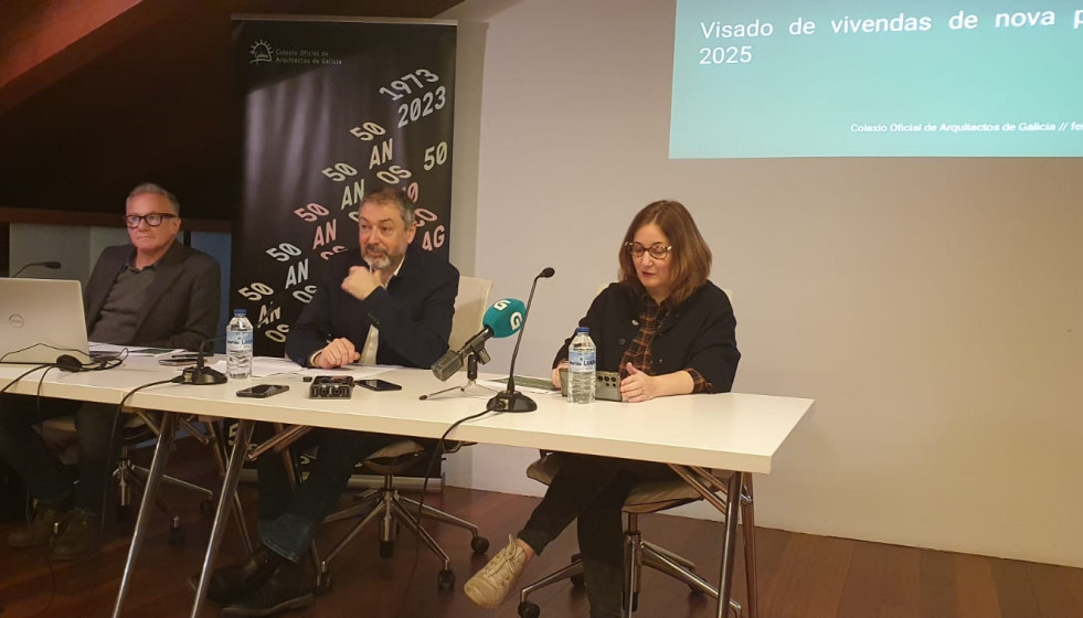 Presentación de los datos de viviendas de nueva planta visadas en Galicia en 2025