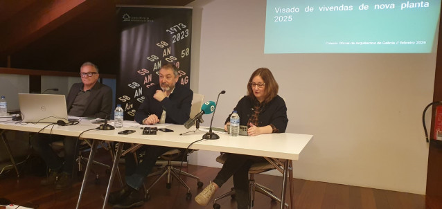 Presentación de los datos de viviendas de nueva planta visadas en Galicia en 2025