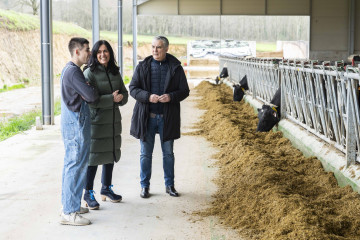 Prado, durante la visita.