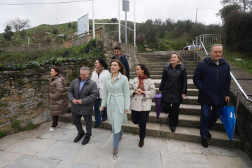 La conselleira de Medio Ambiente, Ángeles Vázquez, en un acto en Marín (Pontevedra)