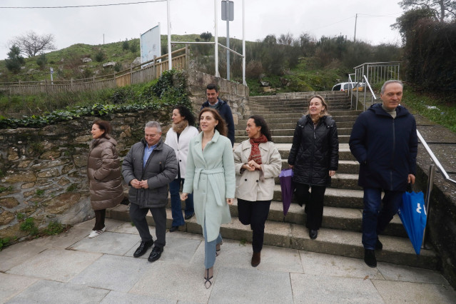 La conselleira de Medio Ambiente, Ángeles Vázquez, en un acto en Marín (Pontevedra)