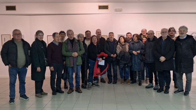 Rueda de prensa de representantes de entidades memorialistas sobre el Pazo de Meirás