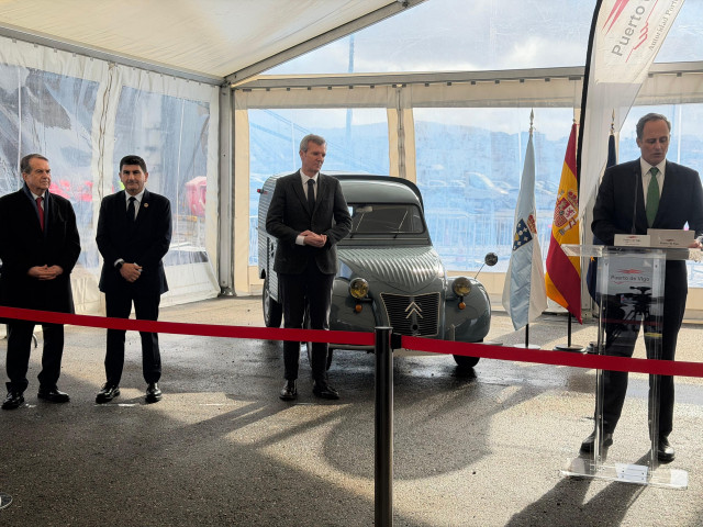 Imagen del acto de este viernes en el Puerto.