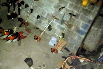 Material robado en la comarca de Valdeorras.