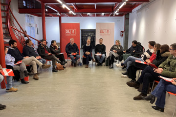 Reunión de la ejecutiva provincial del PSOE de Pontevedra